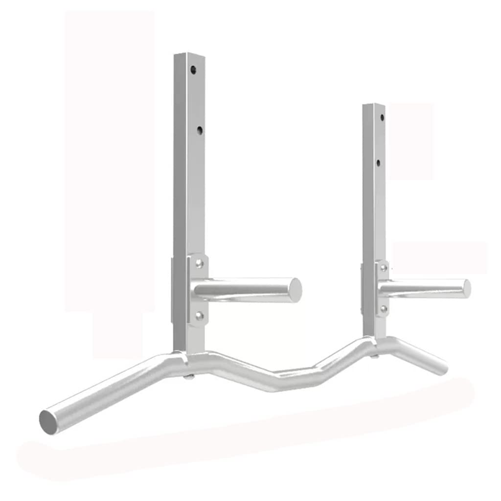 HTTGDGDH Chin Up Bar Pull Up Bar Wall Mounted Chin Up Bar Home Gym Exercise Bracket Upper Body Workout Bar, Safe Load 300Kg,Silver-Style 2