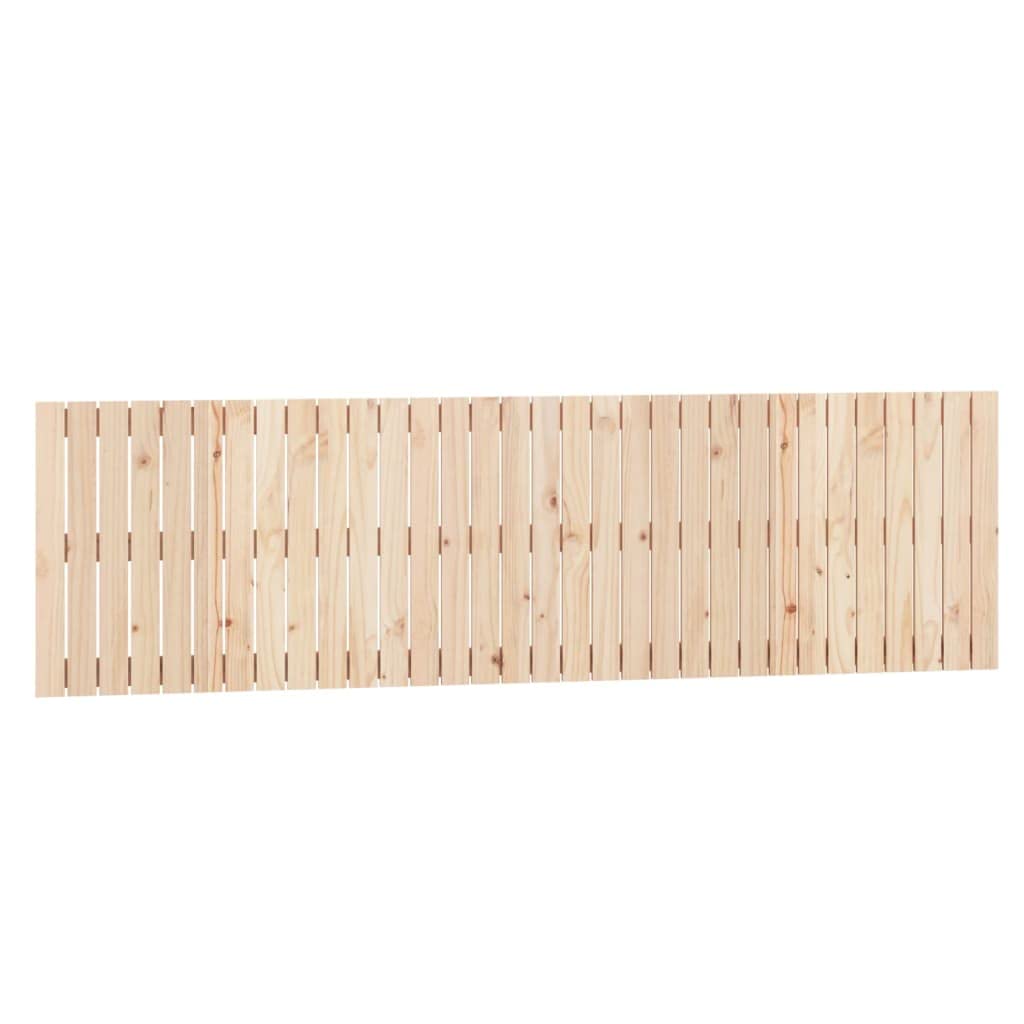 824828 Testiera da Parete 204x3x60 cm in Legno Massello di Pino Testata in Legno,Testata Letto Matrimoniale Muebles Dormitorio Spalliera Letto Testiere per Letto Matrimoniale