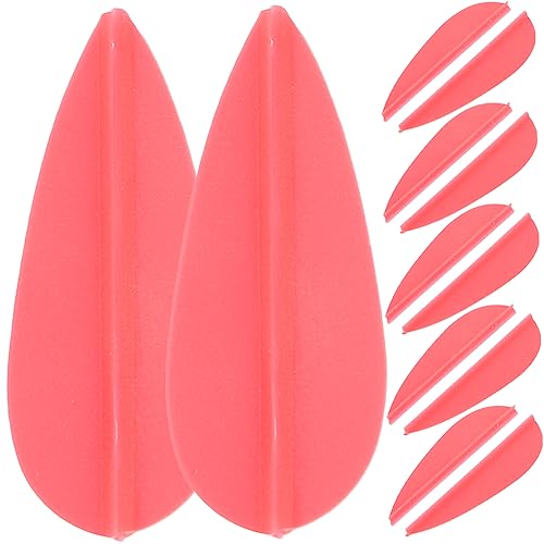 BRIGHTFUFU 20pcs Lightweight Arrow Vanes Fletchings for Archery Professional Small Vanes Replacement Fletchings