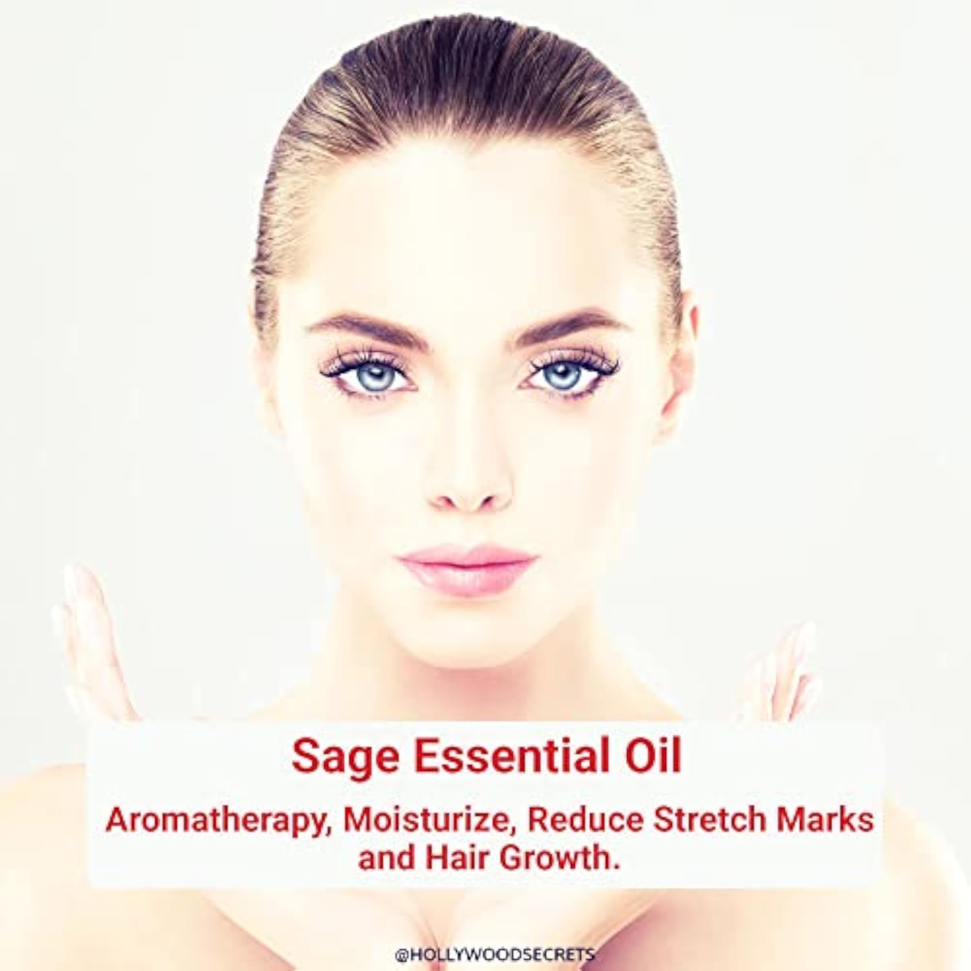 Hollywood Secrets Pure Sage Essential Therapeutic 100ml