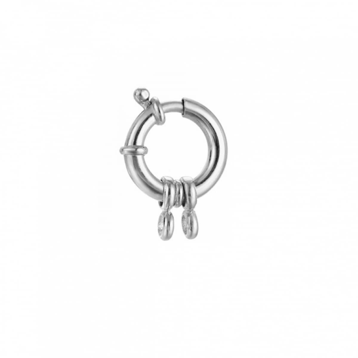 10pcs Stainless Steel Round Claw Spring Clasps Wit... - Grandado
