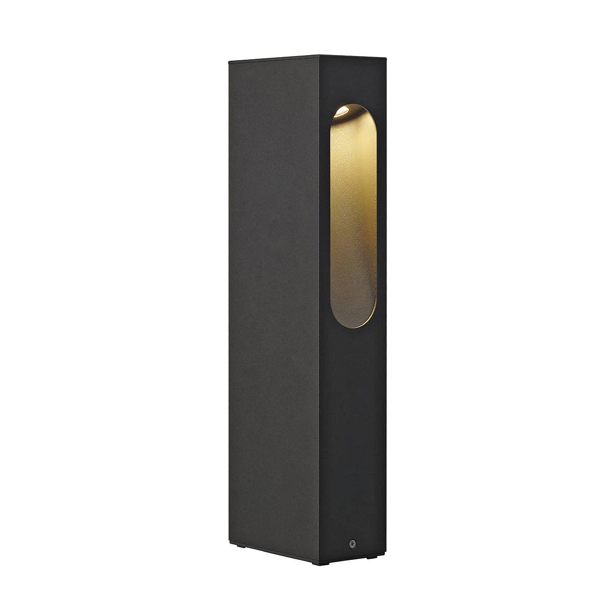 SLV Lampe à poser SLOTBOX 40/Éclairage d'extérieur LED pour les allées; murs; entrées; lampe de jardin extérieur LED/IP44 3000K 8W 160lm anthracite
