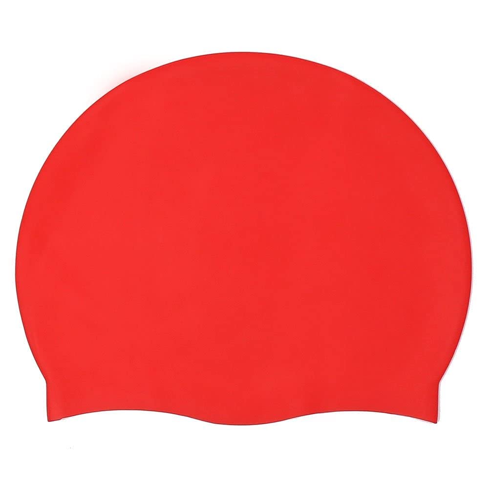 Silicone Swimming Cap for Unisex Swimming Pool Caps Waterproof Swimming Accessories, Multi Color, Pack of 1, SC10-picture-10