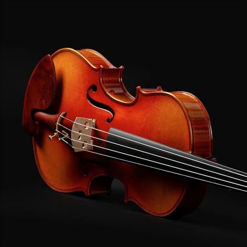 Professional Violin Professional Violin Fine Flame Grain One-piece Back European Tonewood Series Golden Red Varnish Handmade - Image 4