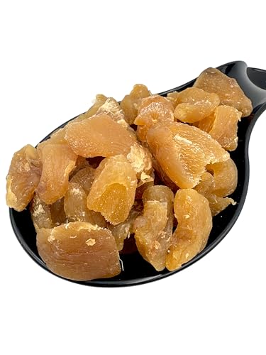 Fruta seca de jengibre cristalizada | Azúcar añadido - Zingiber Officinale (30 gramos)