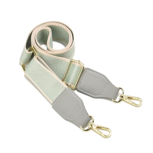 Image of Purse Strap Wide Replacement Crossbody Bag Straps, 1.5 inch Canvas Handbag Shoulder Strap, Adjustable Tote Belt（Gold Hardware
