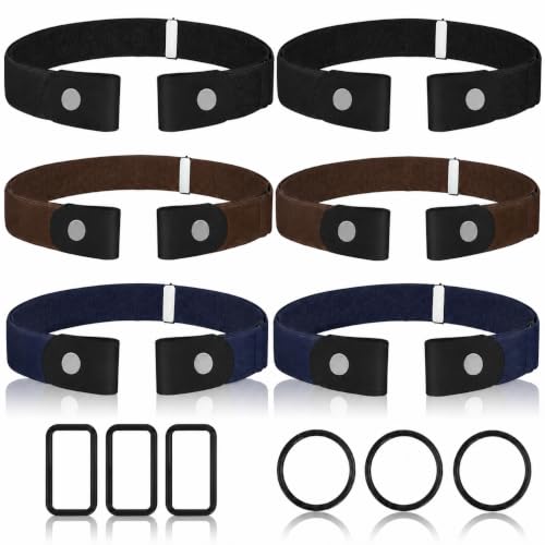 Image of No Buckle Belts for Women, Elastic Belts for Women, Comfortable Womens Belts for Jeans, Stretch Belts for Women