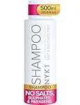 NYK1 Salt & Sulphate Free Shampoo (500ml) Sulphate Free Hair Shampoo For Extensions, Colour & Keratin Treatment - Gentle Cleansing, Non-Stripping & Organic Aftercare For All Hair Types