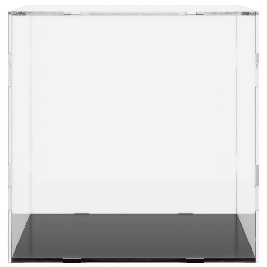 Acryl Vitrine 30x30x30 cm Staubschutz Box für Sammelfiguren Modelle Spielzeug und Souvenirs Transparente Präsentationsbox mit 3mm Acrylglas
