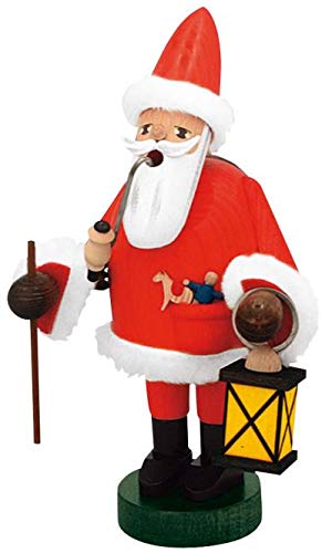 Père Noël fumeur d'encens de 18 cm pour veillée chaleureuse
