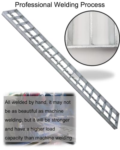 Image of Galvanized Steel Drain Grate, Driveway Channel Cover 24x3 in 2pk