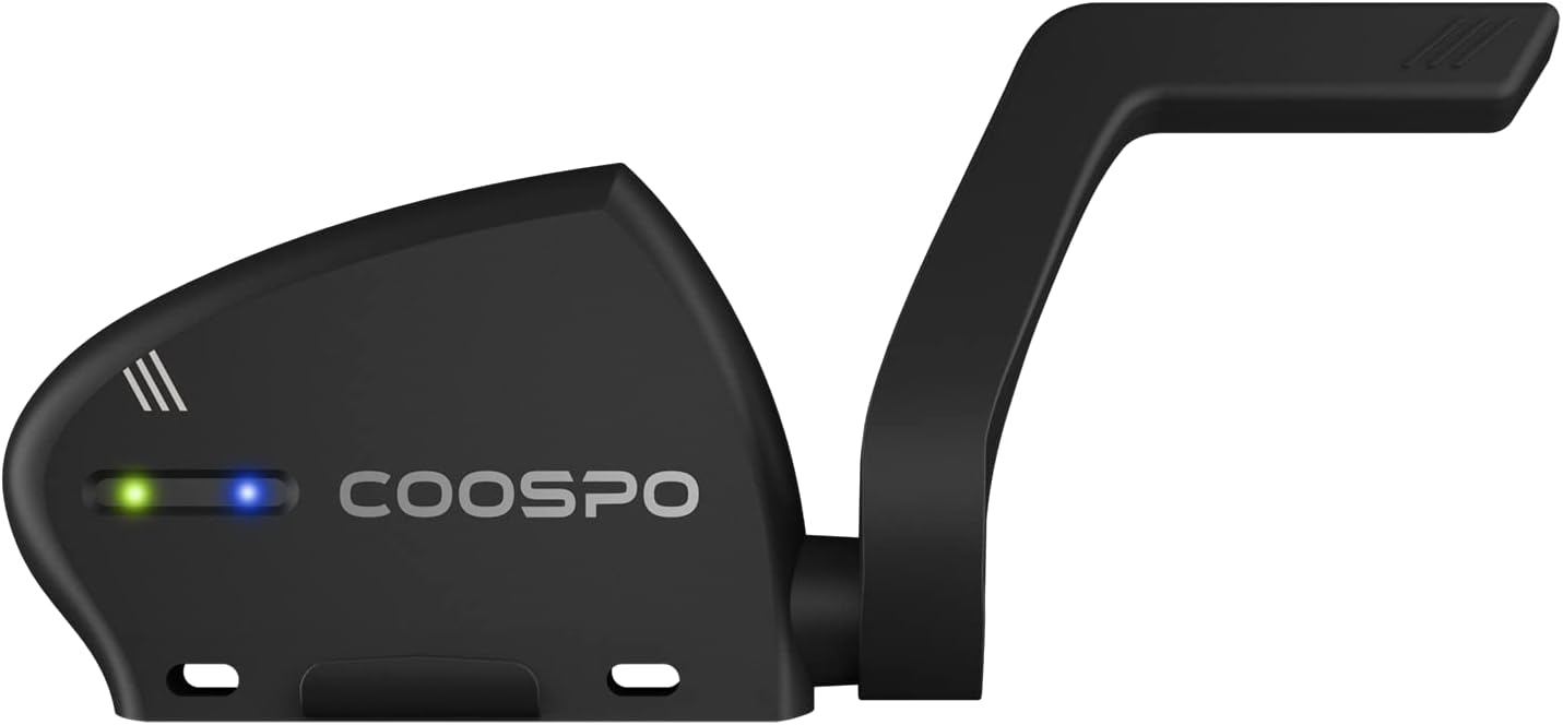 Cadence and Speed Sensor, Bluetooth ANT+ Wireless 2 in 1 RPM Bicycle Cadence Sensor, Bike Speed Sensor for Cycling Computer, Compatible with Zwift/Wahoo/Peloton/Openrider/Rouvye APP