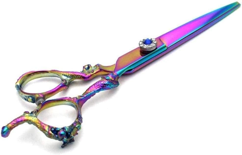 Barber Scissors 6.0 inch Professional Hairdresser Color Big Dragon Handle Hairdressing