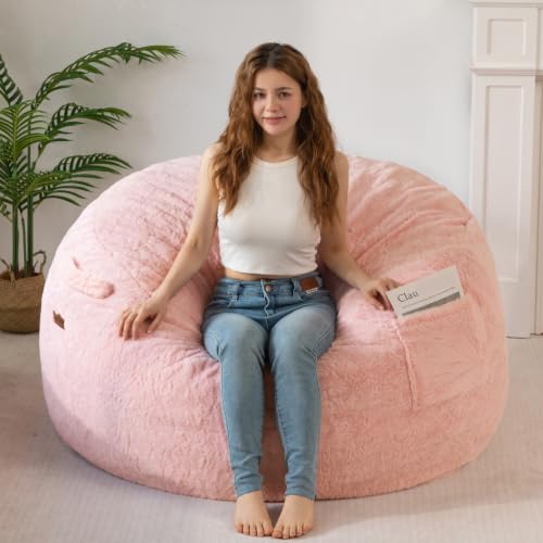 MAXYOYO Bean Bag Chair, Soft Bean Bag Sofa with Supportive Foam Filling