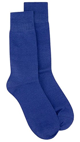Solid Color Men's Dress Socks (Royal Blue)2