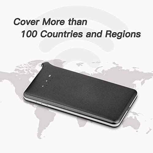GlocalMe U2S 4G LTE High Speed Network Mobile Hotspot, Worldwide WiFi Portable Hotspot with 1GB Global Initial Data, No SIM Card Roaming Charges Travel Pocket WiFi Hotspot MIFI (Gray) Upgraded Version - Thumbnail 5