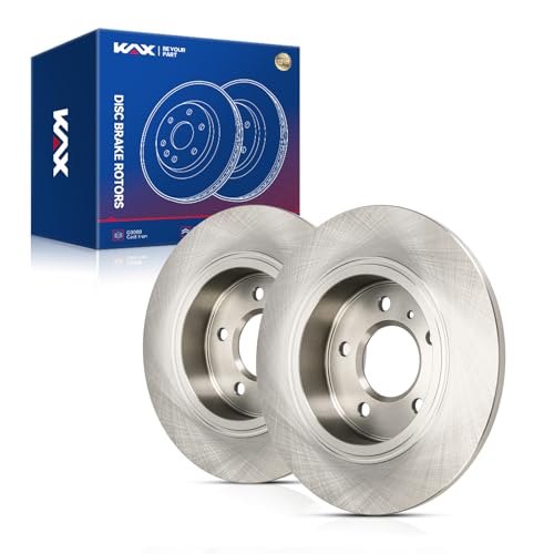 KAX 11.5in Rear Disc Brake Rotors Pair Replacement for Buick Lucerne 2006 2007 2008 2009 2010 2011, Cadillac DTS 2006 2007 2008 2009 2010 2011, Automotive Replacement Brake Rotors