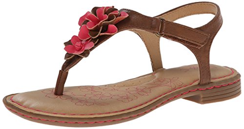 BOC Kids Hollie Fashion Sandal (Little Kid/Big Kid), Luggage Tan/Pink Punch, 2 M US Little Kid