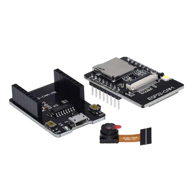 Image of ESP32 CAM WiFi Module Bluetooth OV2640 Camera Module with Micro USB CH340 Breakout(ESP32 CAM, 1)