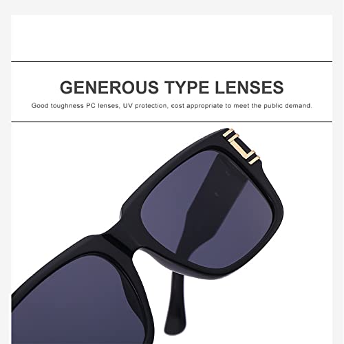 Lunettes de soleil Steampunk hommes luxe rétro UV400 - 4