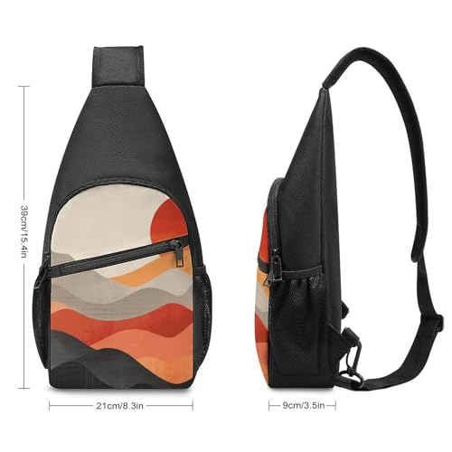 Mochila de bandolera ligera para senderismo y viaje miniatura 2