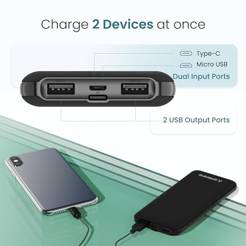 Image of Ambrane Neos 11 10000mAh Power Bank Black