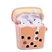 Mulafnxal Compatible with Airpods 1&2 Case,Cute Funny Cartoon Character Silicone Airpod Cover,Kawaii Fun Cool Design Skin,Fashion Chic Designer Cases for Girls Kids Teens Boys Air pods (Milk Tea Cup)