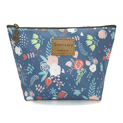 Product Image of the Hunger Flower Leaves Make-Up Cosmetic Tote Bag Carry Case, 14 Patterns (P1141706)