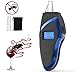Produktbild Alkoholtester Polizeigenau Professioneller Promilletester mit Halbleiter Sensor Digitaler LCD, Alkohol Tester 100% Genauigkeit mit 10 Mundstücke und 1 Stofftasche für Unterwegs, Auto, Spass, Party