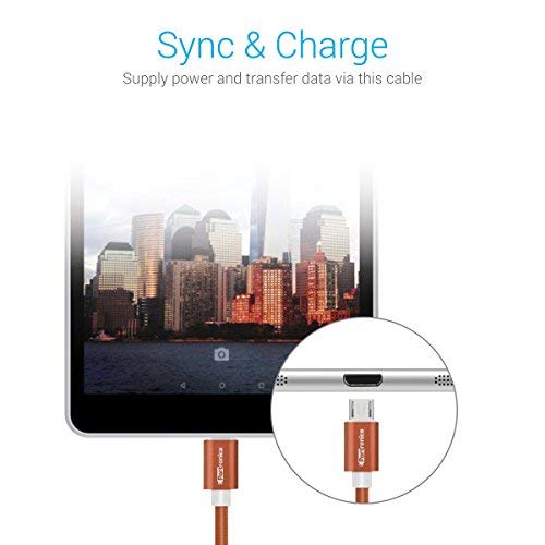 Image of Portronics Turtle micro USB cable-Brown
