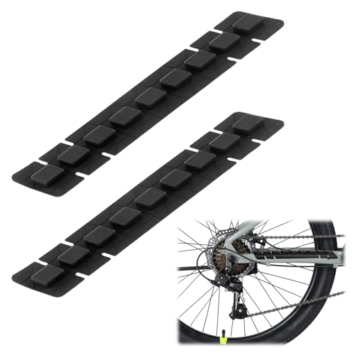 Miiqxx 2PCS MTB Chainstay Protector,Self-Adhesive Bike Chain Guard,Chainstay Protector MTB,Chain Guard for Mountain Bike for Chain Slap and Scratches for Road Mountain Off-Road Bikes