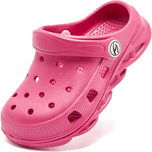 Image of HOBIBEAR Boys and Girls Classic Graphic Garden Clogs Slip on Water Shoes(Toddler /Little Kids /Big Kids)