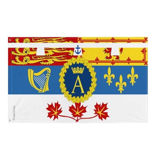 Drapeau étendard du duc d'York anti-déchirure Pixelforma pour extérieur sans œillet