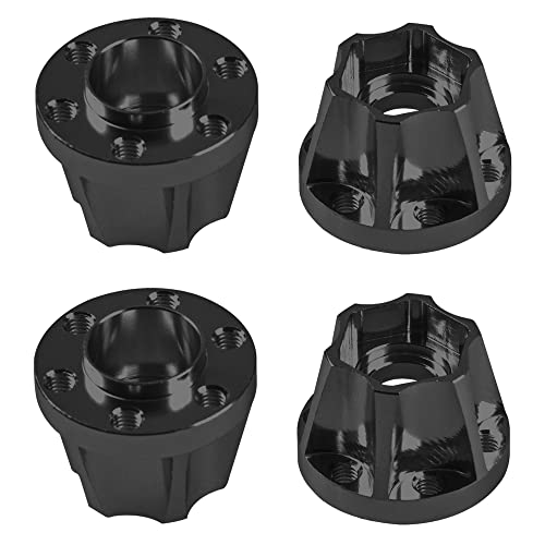 Vgoohobby Metal RC 12mm Wheel Hex Hub Extension Combiner Compatible with 1.9/2.2inch Wheel Rim Axial SCX10 Traxxas TRX4 D90 1/10 RC Crawler (15mm,...