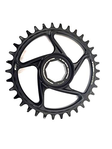 Plateau e*spec Direct Mount Brose S Mag 36t en aluminium noir pour VTTAE