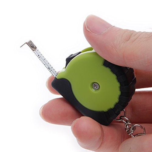 Cinta métrica mini portátil con llavero 1m retráctil miniatura 2
