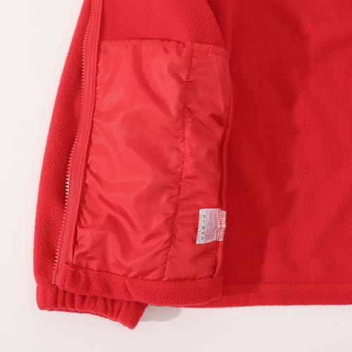 Veste polaire isolante avec fermeture éclair intégrale et capuche fixe