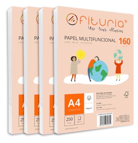 Papel A4 Reciclado Marca OFITURIA