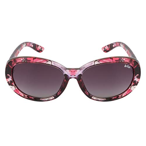 Image of Lee Cooper UV Protected Oval Women's Sunglasses - (LC9165NTBPOL PUR|54|Grey Color Lens)