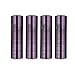 PSBM Purple Cast Stretch Wrap, 4 Pack, 18 Inch x 1500 Feet, 80 Gauge, Dark/Opaque Hand Stretch Film Rolls for Packaging Moving Packing Pallets