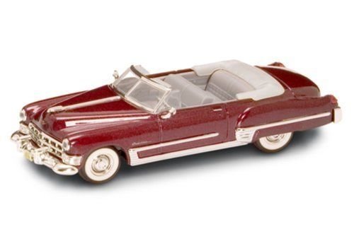 Anajosily 1949 Cadillac Coupe De Ville Burgundy 1/43 Model Car by Road Signature 94223