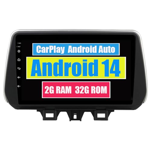 RoverOne Autoradio pour Hyundai IX35 Tucson 2019 2020 avec Navigation GPS Android Auto Écran Tactile Stéréo Bluetooth Multimédia WiFi CarPlay USB