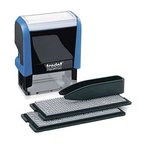 Trodat 4912 Printy Textstempel Typomatic, Stempelset zum...