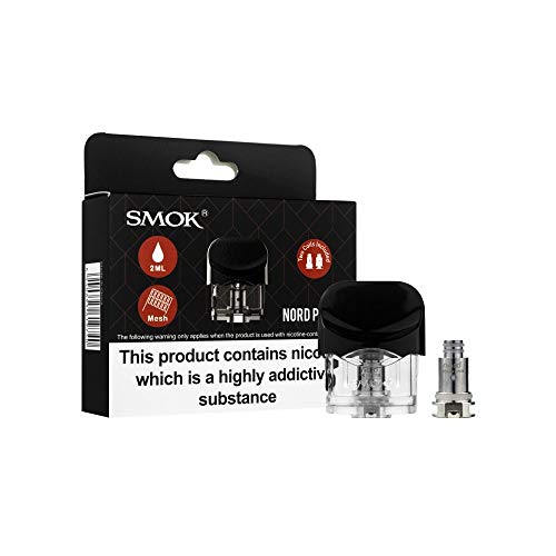 Authentic Smok Nord Pod/Cartridge Includes 2 Coils / 0.6 ohms / 1.4 ohms