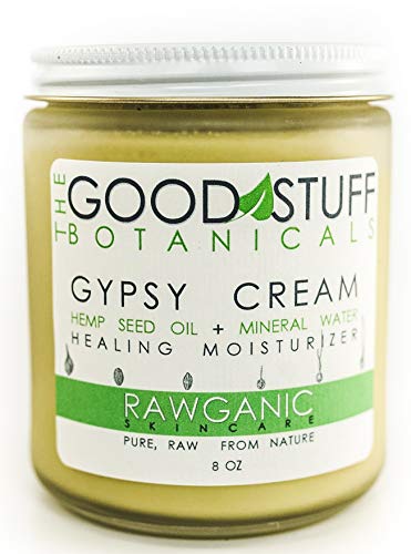 Gypsy Cream - Organic Hemp oil and Hot Spring water face moisturizer 8oz