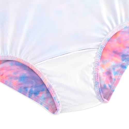 Image of Girls Swimsuit One Piece Bathing Suit with Adjustable Straps Cute Little Kids Swimming Suits Beach Swimwear 4T-12