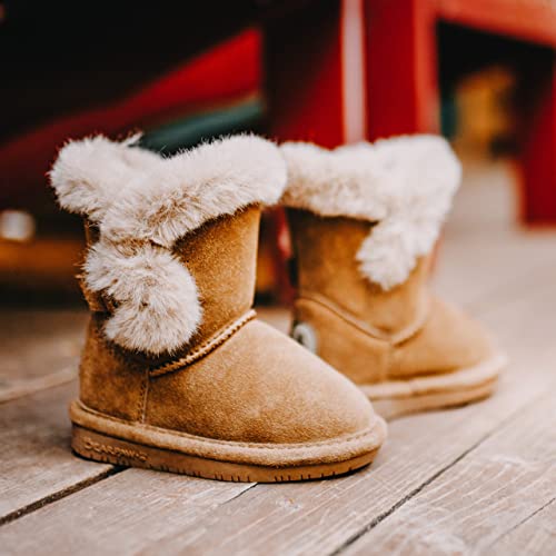 BEARPAW Betsey Youth Multiple Colors | Youth's Boot Classic Suede | Kid's Slip On Boot | Comfortable Winter Boot4