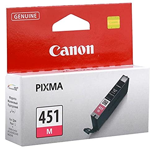 CANON CLI-451M Magenta Genuine Ink Cartridge, Prints Up to 298 A4 Pages