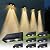 XmnSoly Solar Wall Lights Outdoor 3000K Warm White Solar DownLights Outdoor Waterproof LED Dusk to Dawn for House Number, Pathway, Backyard, Patio, Address Sign (8 Pack, Downlight)