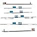 OLVINS LCD Dispaly Klebestreifen Aufkleber Band für iMac 21.5'' A1418 Klebeband Aufkleber Streifen Kit (Ende 2012 bis Retina 4K Late 2015)